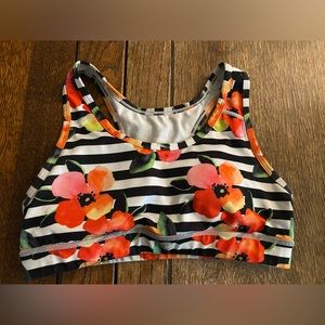 Senita Sarah Sports Bra - Bahama pattern - size medium!